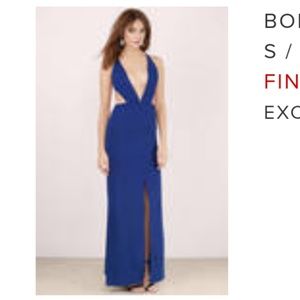 Tobi maxi dress. Blue. Size S. New w/ tags